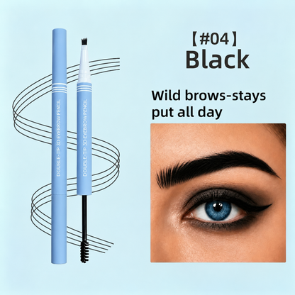 Stycove Waterproof 2-in-1 Micro-Fork Eyebrow Pen & Tinted Gel